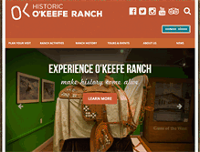 Tablet Screenshot of okeeferanch.ca